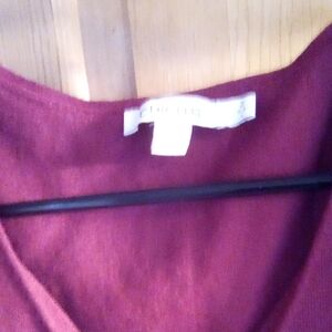 Chico's Plum V-Neck Tank Top
